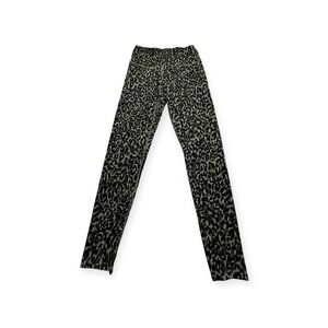 PINK Victoria's Secret Ultimate High Waist Leopard Print Leggings Green Black M